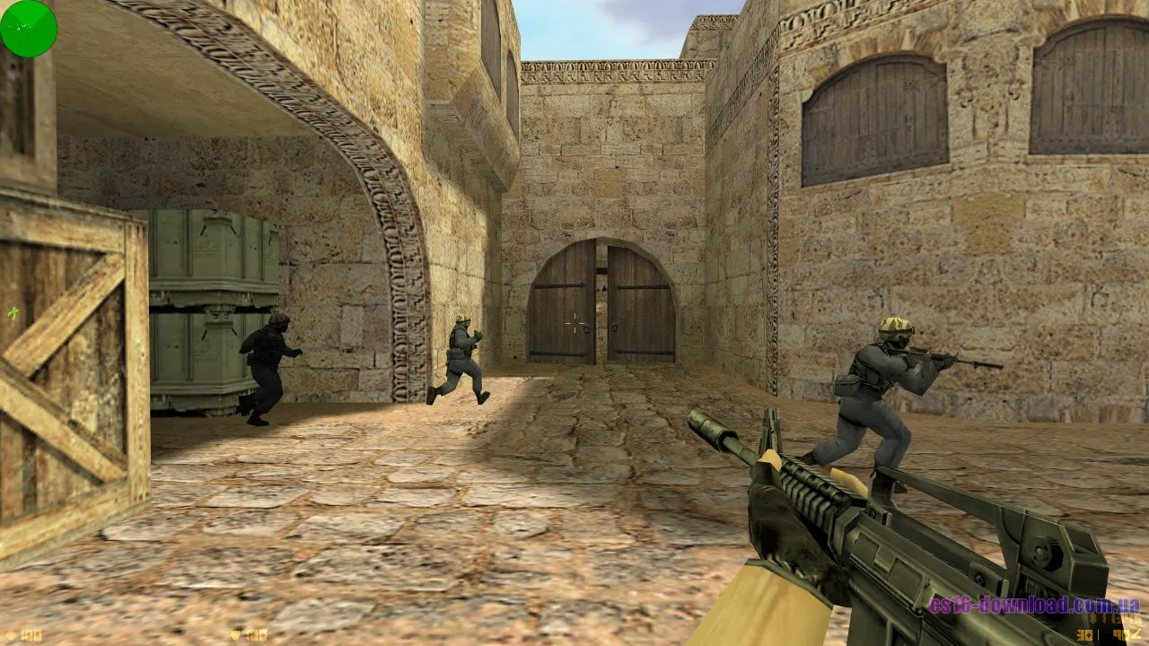 CS 1.6 — позиційна гра з M4A1 (приклад моменту)