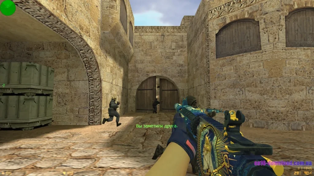 S1mple у CS 1.6 з M4A1 — тактична стрільба