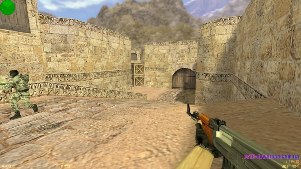 CS 1.6 Чиста Версія — стрілянина з AK-47 на карті Dust2