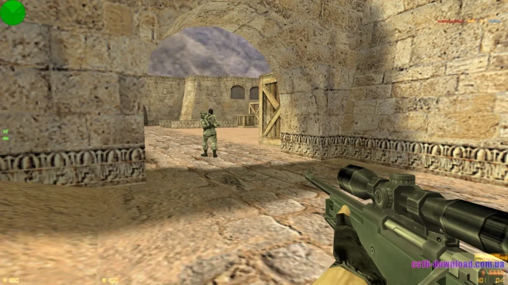 CS 1.6 Чиста Версія — прицілювання з AWP