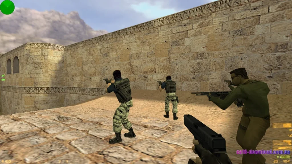 CS 1.6 Чиста Версія — пістолет Glock у грі