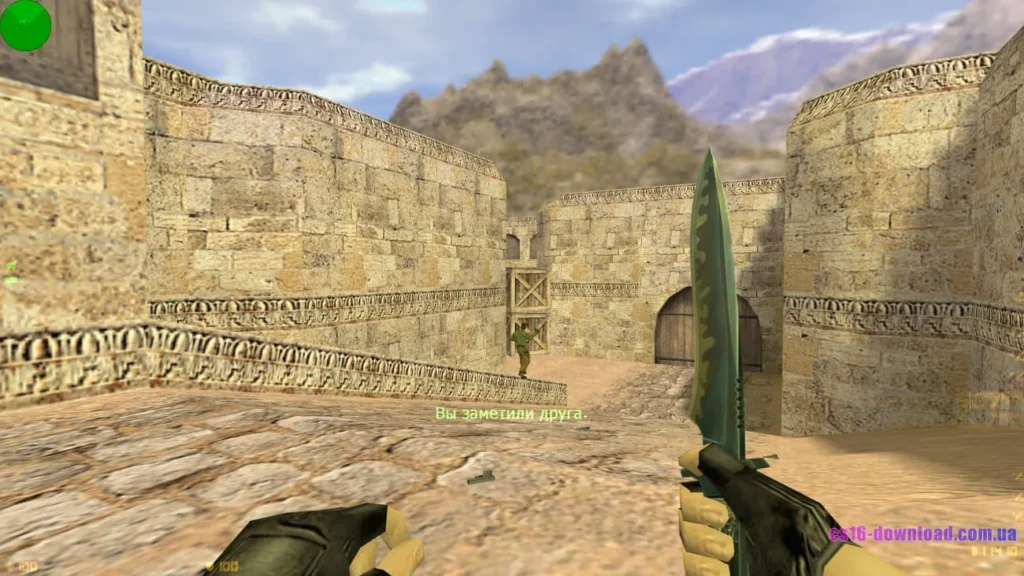 Knife-раунд у CS 1.6 онлайн — бій ножами на Dust2