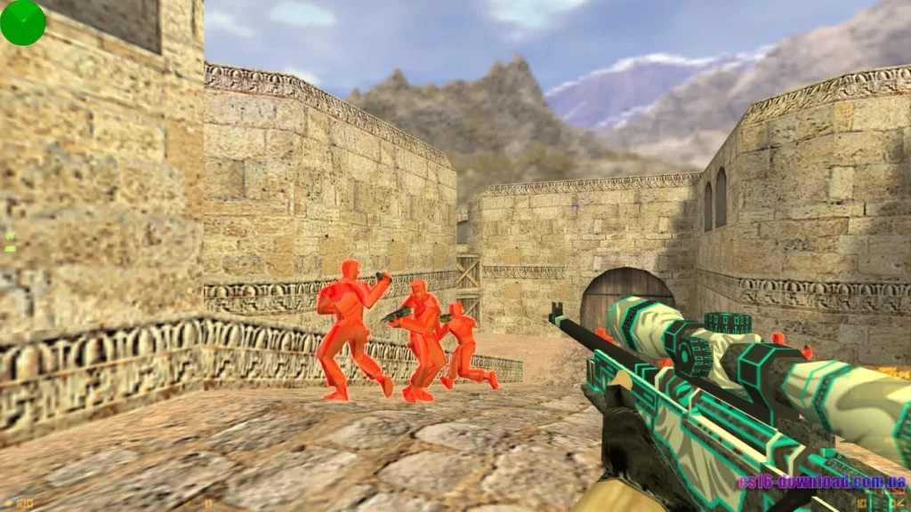 AWP у CS 1.6 з читами — покращена видимість гравців на дальній дистанції