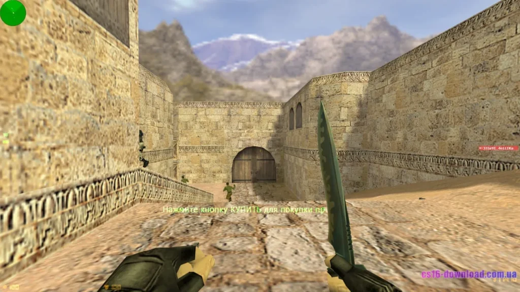 Ніж у КС 1.6 GSCLIENT V2 — ближній бій у Counter-Strike 1.6
