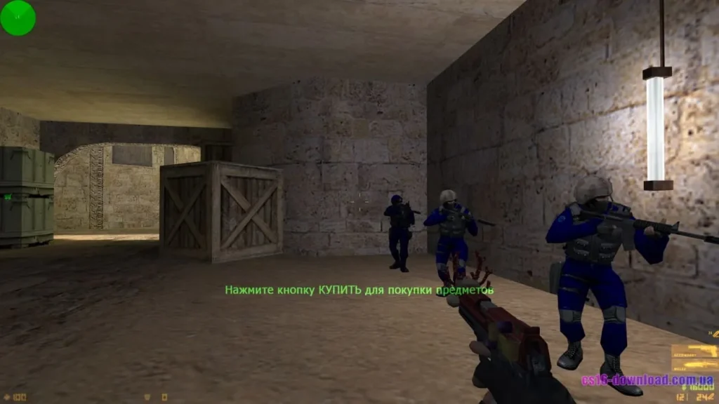 Пістолет USP у CS 1.6 Новорічна під час онлайн-матчу