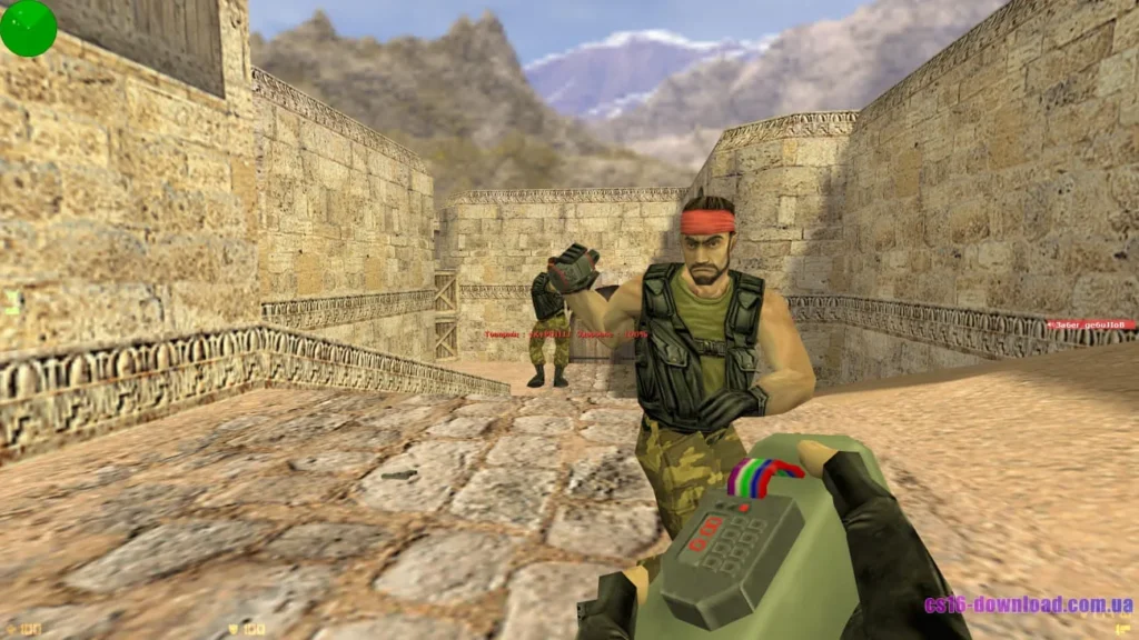 Закладення бомби у CS 1.6 Windows 11 під час онлайн матчу