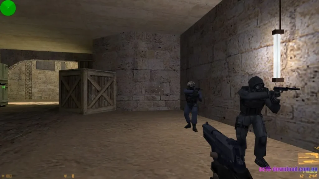 Геймплей CS 1.6 Windows 11 з пістолетом USP