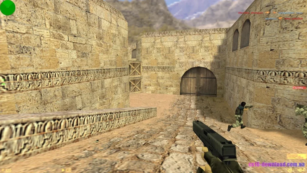 Counter-Strike 1.6 Windows 8 — стрільба з Glock на класичних картах