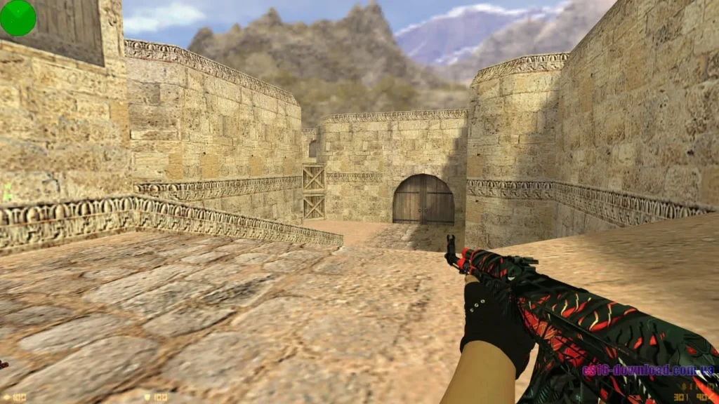 AK-47 у CS 1.6 CS:GO V2 під час гри з ботами