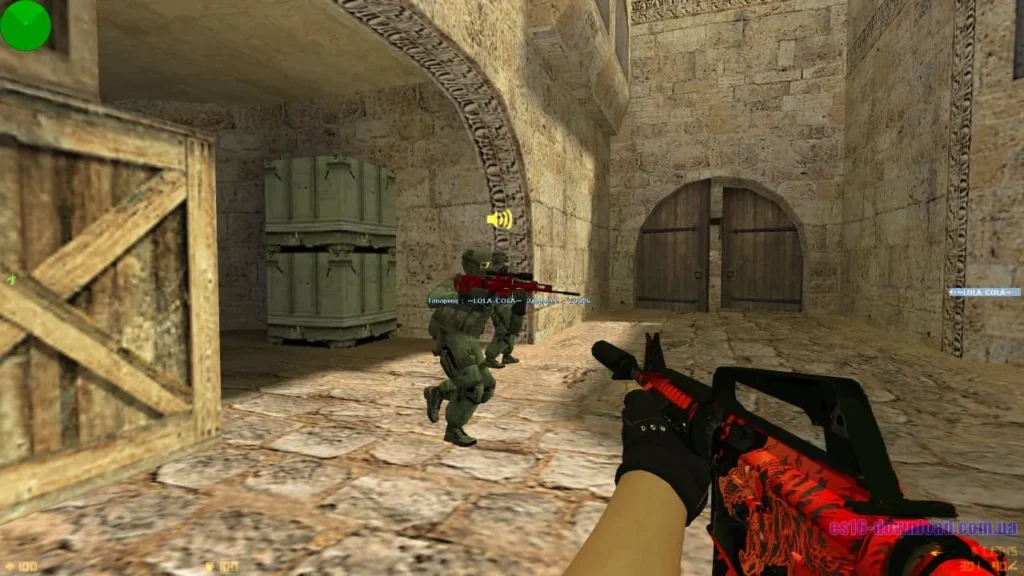 M4A1 у CS 1.6 CS:GO V2 під час офлайн гри з бота