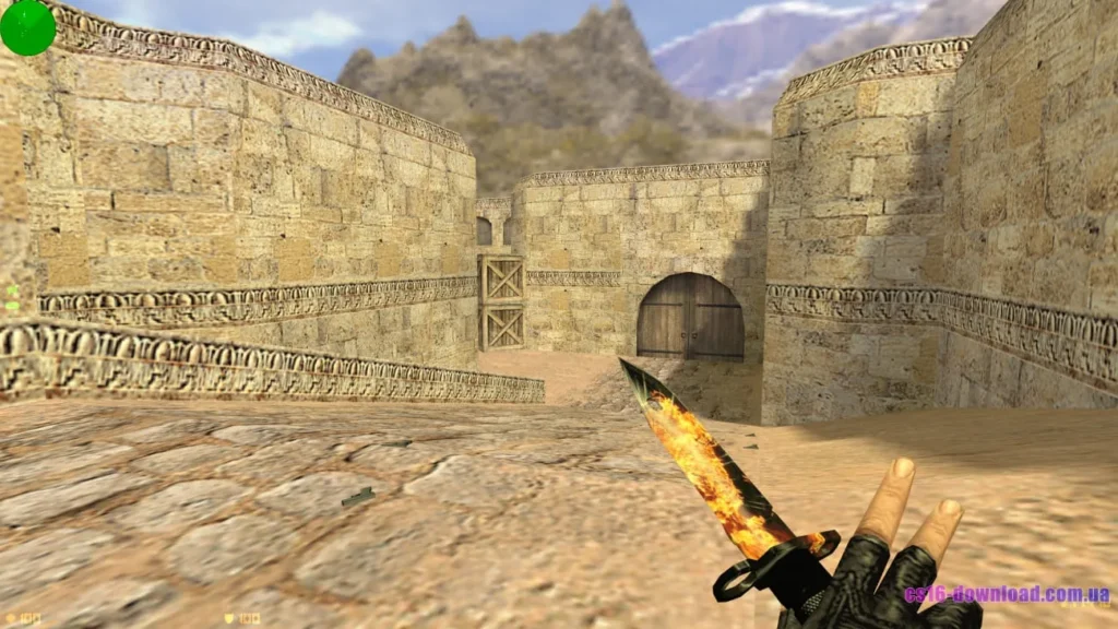 Ніж у КС 1.6 для слабких ПК під час гри з ботами