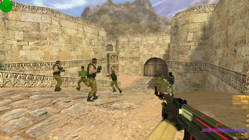 AK-47 у КС 1.6 від Лама V2 під час гри з ботами