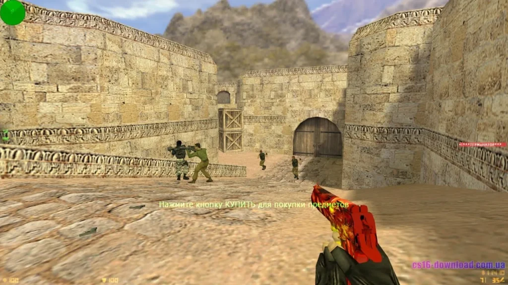 Desert Eagle у КС 1.6 від Лама V2 в офлайн режимі з ботами