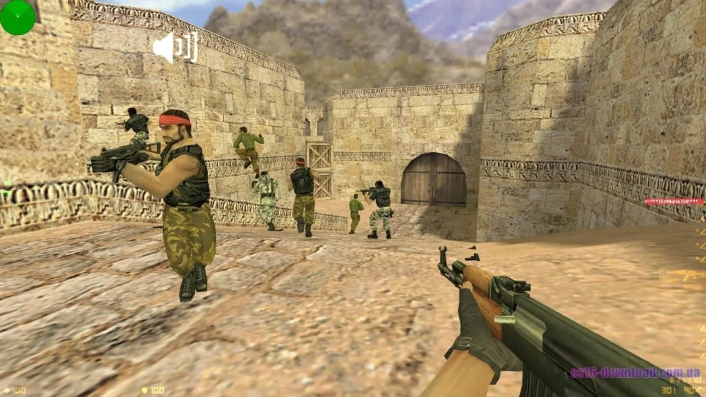 AK-47 у КС 1.6 Стім під час гри з ботами