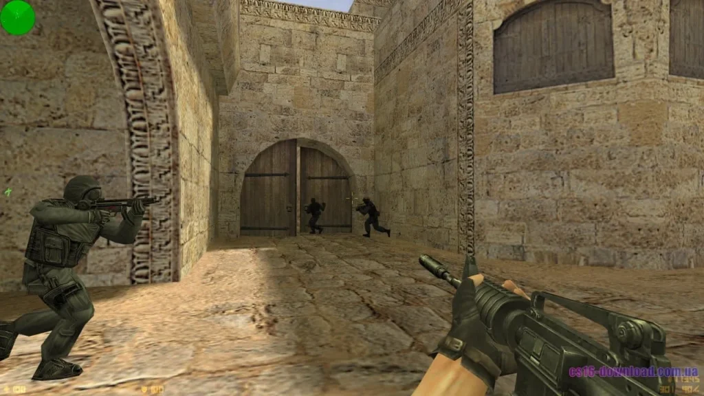 M4A1 у КС 1.6 Стім під час офлайн гри з бота