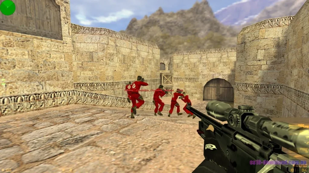 AWP у КС 1.6 SteelSeries для тренування аіму з ботами