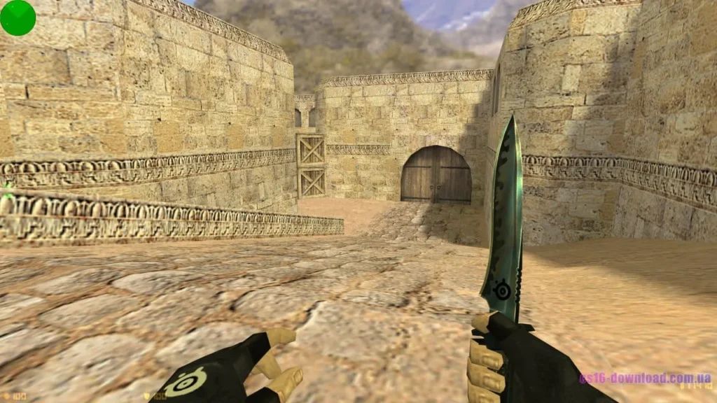 Ніж у КС 1.6 SteelSeries під час гри з ботами