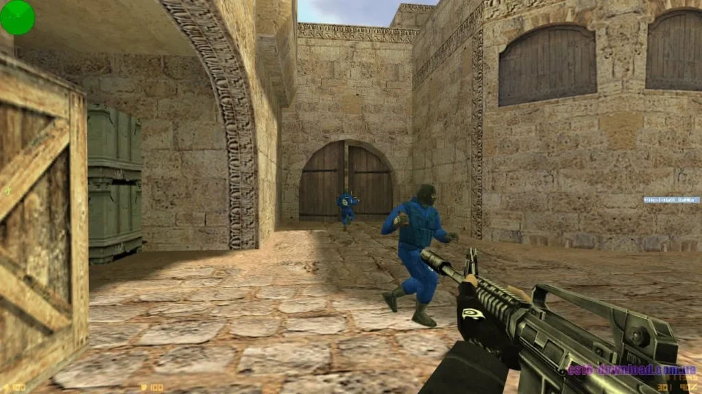 M4A1 у КС 1.6 SteelSeries під час офлайн гри з бота