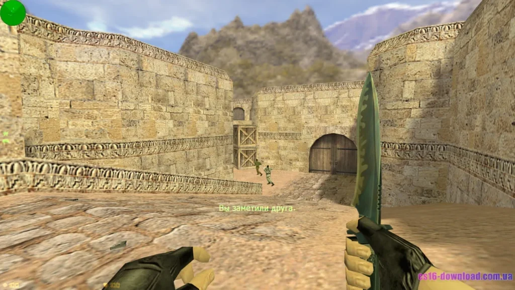 Ніж у Counter-Strike 1.6 під час активного раунду