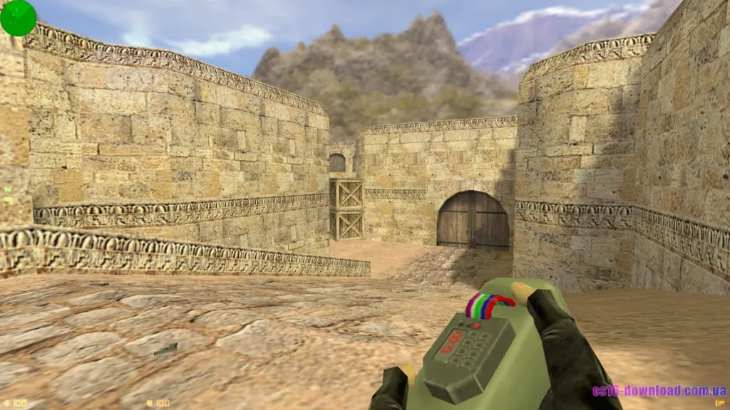 Установка бомби в Counter-Strike 1.6 на карті de_dust2