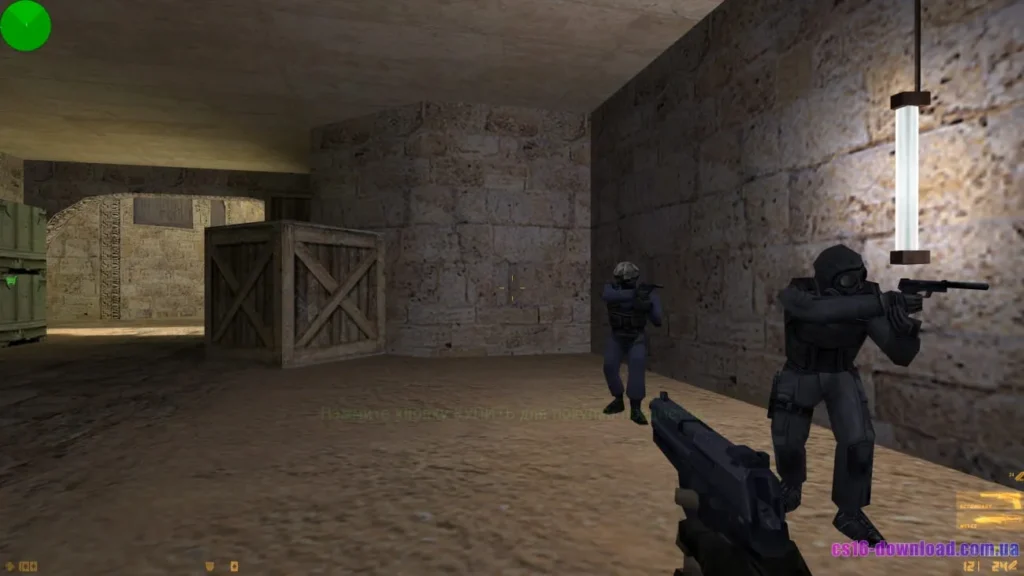 Пістолет USP у Counter-Strike 1.6 під час бою