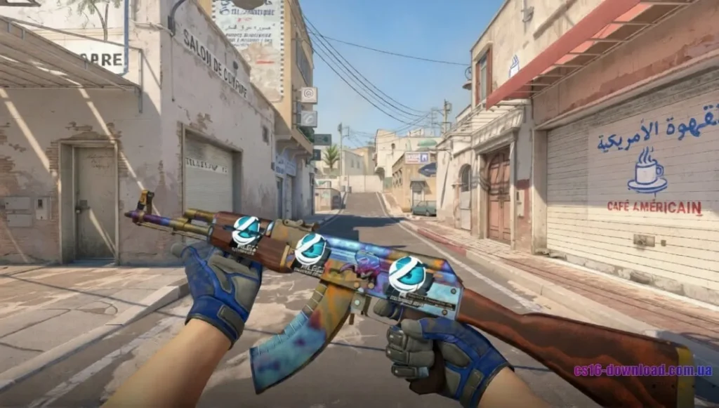 Модель AK-47 на сервері Counter-Strike 2