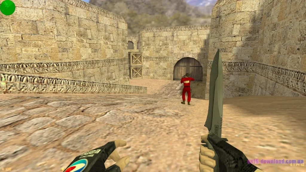 Ніж у збірці Counter-Strike 1.6 ESWC під час матчу