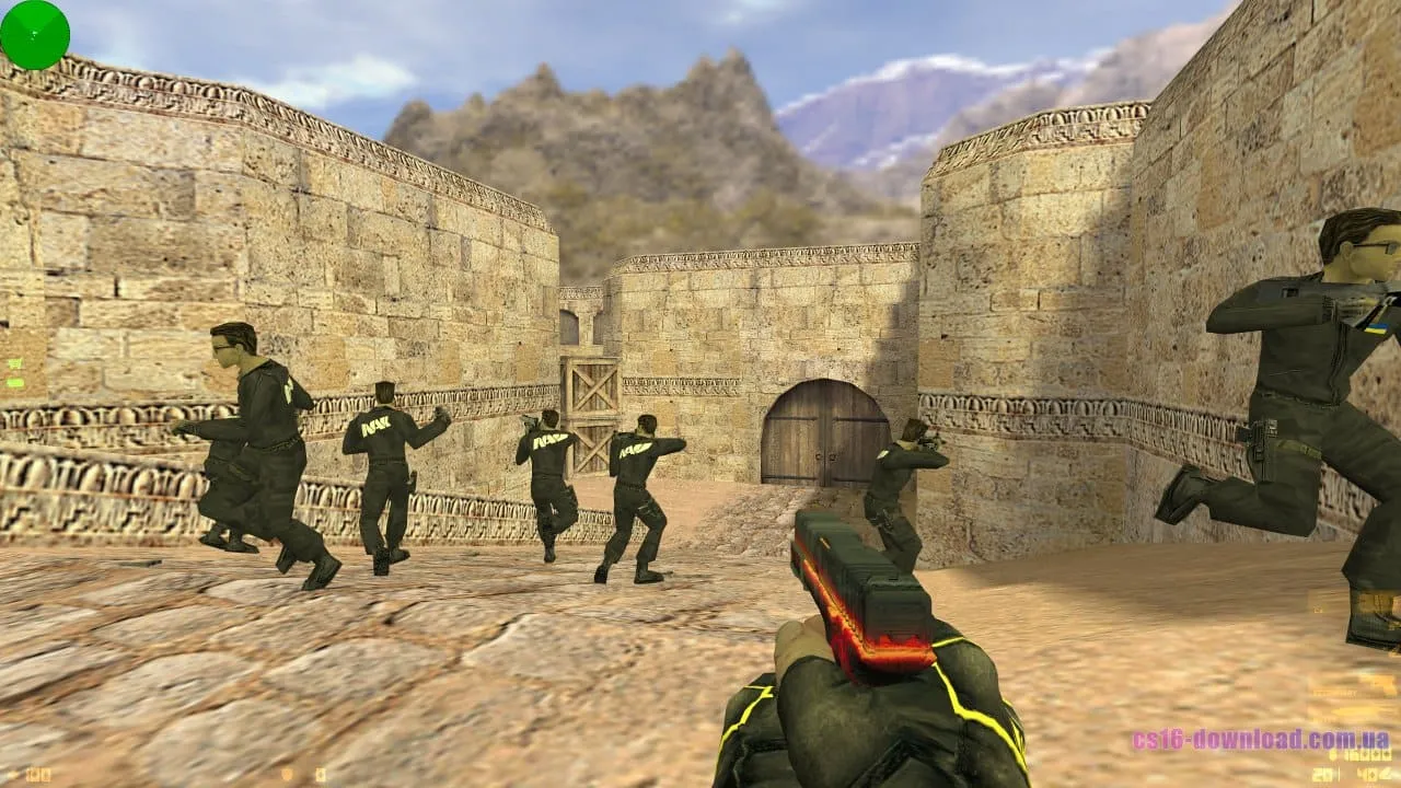 Ігровий момент у CS 1.6 NAVI з пістолетом Glock