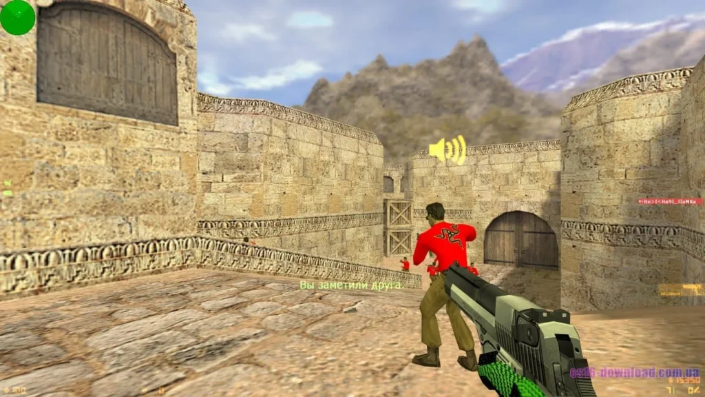 Скріншот Counter-Strike 1.6 Razer Edition з пістолетом Desert Eagle