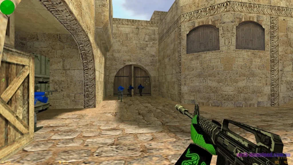 Скріншот Counter-Strike 1.6 Razer Edition з гвинтівкою M4A1