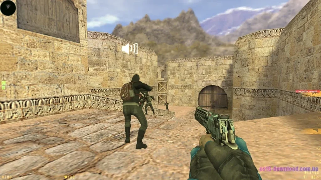 Скріншот CS GO з пістолетом Desert Eagle у бою
