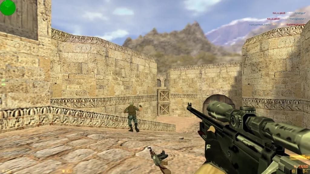 Скріншот Counter-Strike 1.6 FastCup зі снайперською гвинтівкою AWP