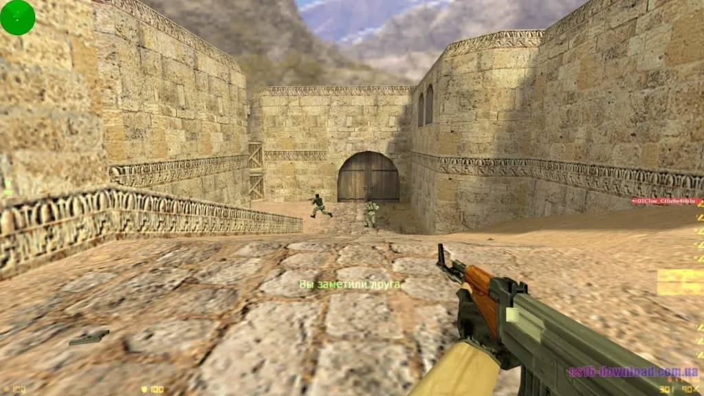 Скріншот Counter-Strike 1.6 для macOS з автоматом AK-47