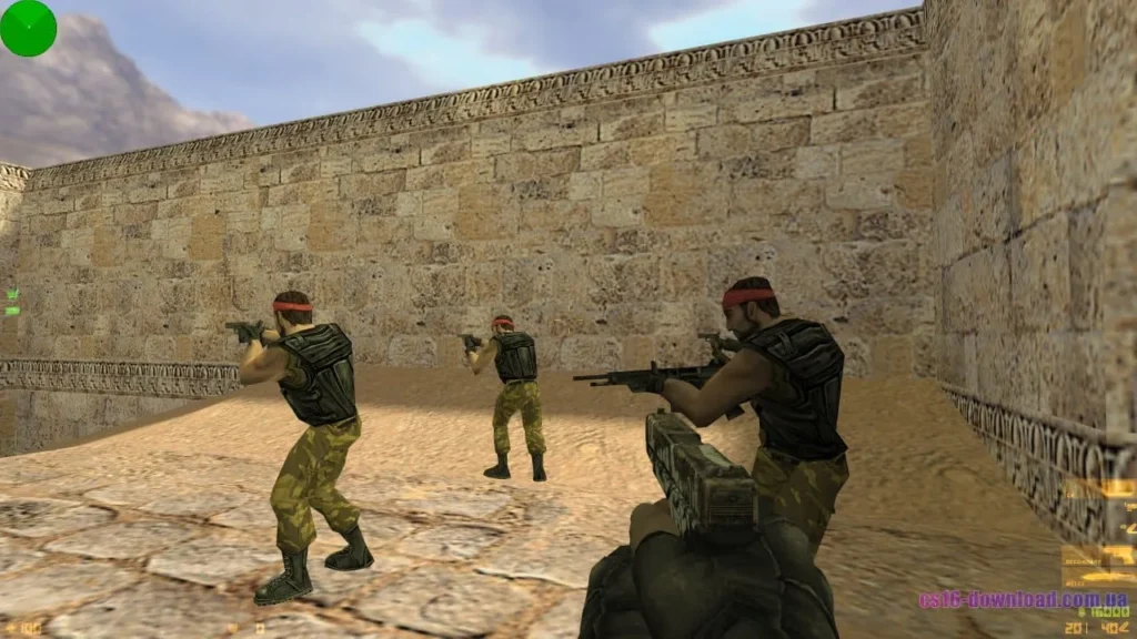 Скріншот CS 1.6 Ramzess з пістолетом Glock на Dust2