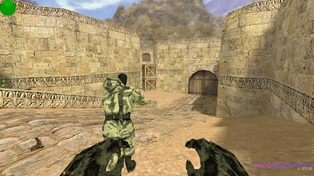 Ніж у збірці КС 1.6 Ramzess під час гри на Dust2