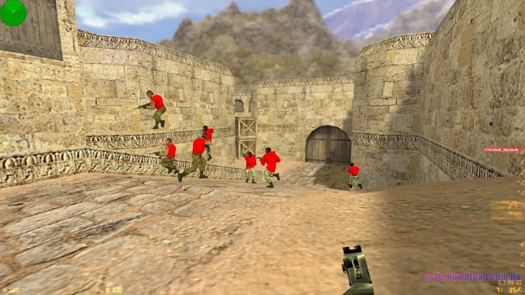 Скріншот CS 1.6 Tournament з пістолетом Desert Eagle у грі