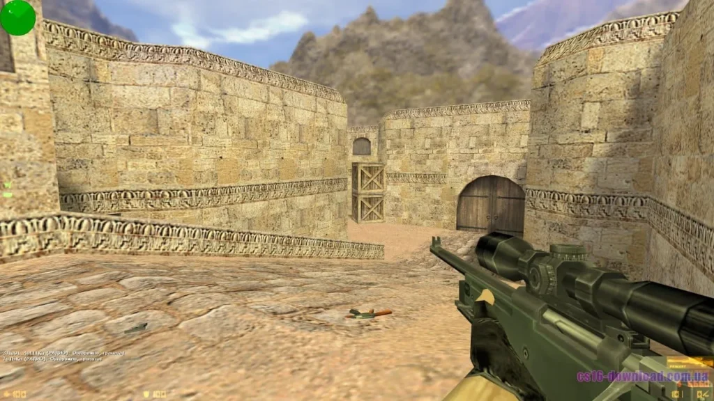 Скріншот Counter-Strike 1.6 Virtus Pro зі снайперською гвинтівкою AWP